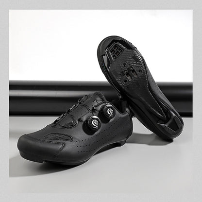 Road bike lock shoes all-match breathable hard-soled cycling shoes to help outdoor cycling shoes