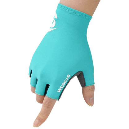 Outdoor sports breathable cycling non-slip sun-proof half-finger gloves