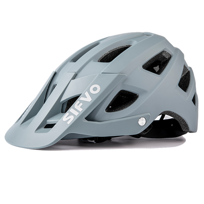 Adult mountain bike helmet with brim bicycle downhill breathable helmet