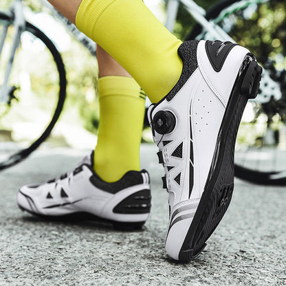 Road bike lock shoes bicycle cycling shoes spring hard sole cycling shoes