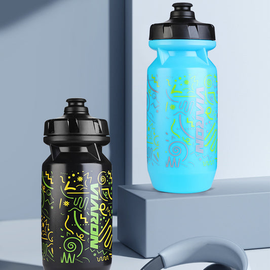 Mountain bike outdoor cycling plastic water cup portable squeeze sports water bottle
