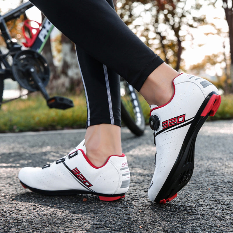 Road bike lock shoe set summer hard sole cycling shoes
