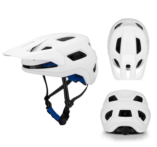 Mountain bike helmet large brim downhill off-road men and women one-piece outdoor cycling cap