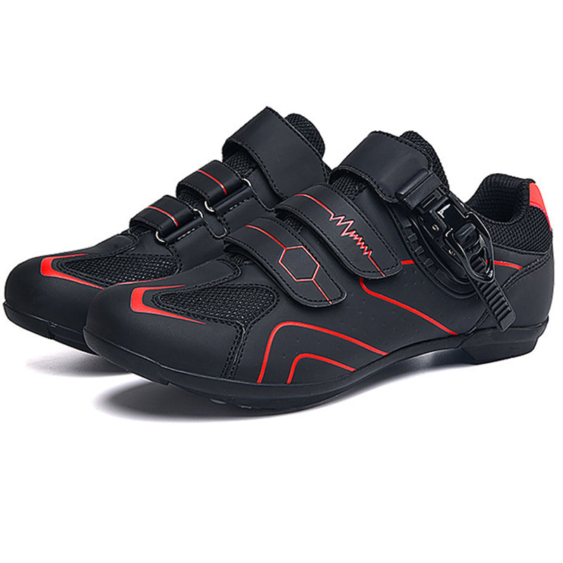 Lock-free cycling shoes, men's and women's lock shoes, hard-soled outdoor lock-free cycling shoes