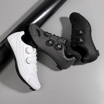 Road bike lock shoes all-match breathable hard-soled cycling shoes to help outdoor cycling shoes