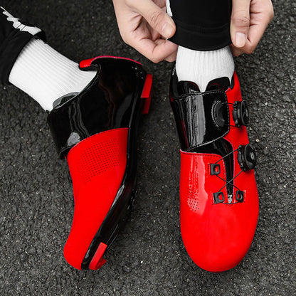 Lockable cycling shoes for men and women road bikes to help hard-bottom cycling
