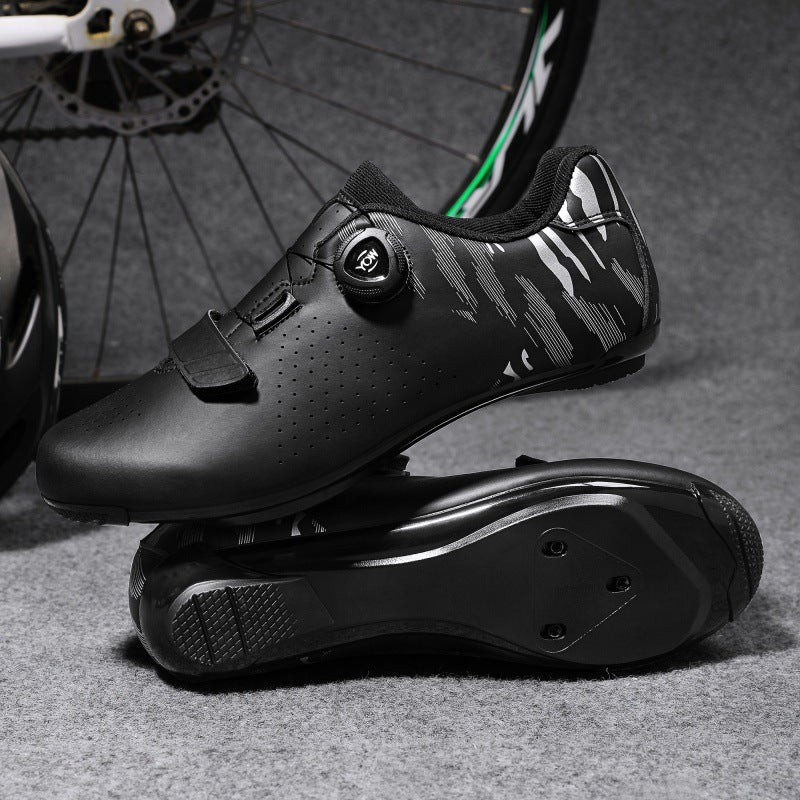 Cycling shoes, road bike lock shoes, men's and women's power cycling shoes