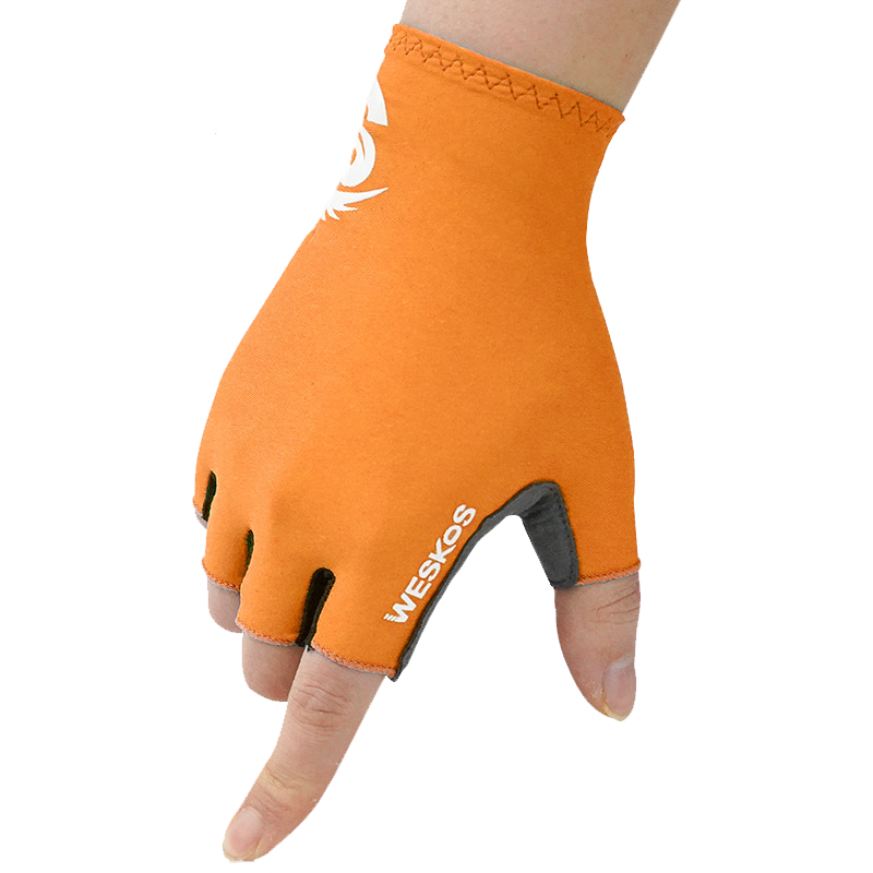 Outdoor sports breathable cycling non-slip sun-proof half-finger gloves