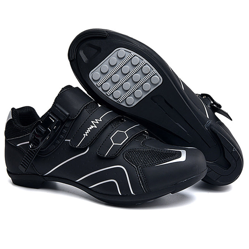 Lock-free cycling shoes, men's and women's lock shoes, hard-soled outdoor lock-free cycling shoes