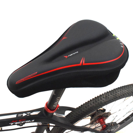 Thickened silicone cushion mountain bike soft cover bicycle seat equipment