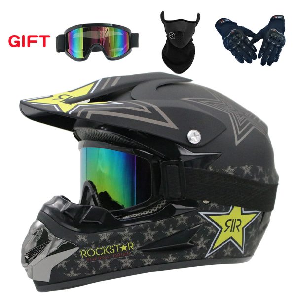 Mountain bike full face helmet cycling helmet four seasons off-road helmet - Image 2