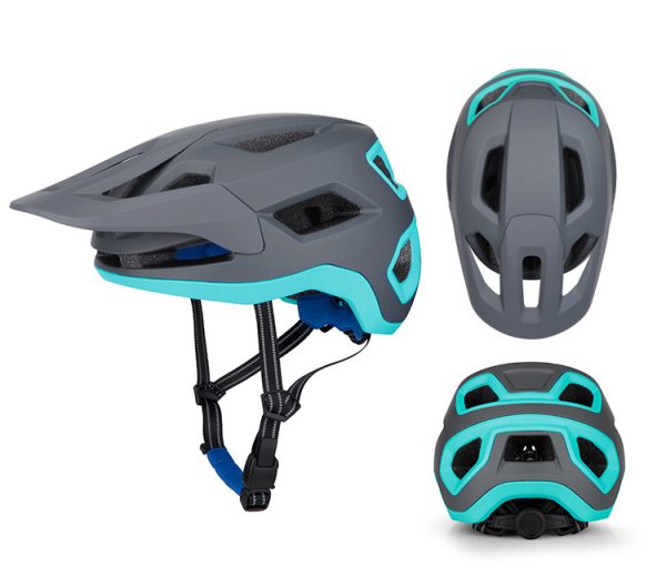 Mountain bike helmet large brim downhill off-road men and women one-piece outdoor cycling cap