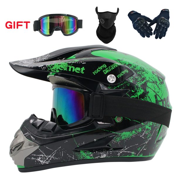 Mountain bike full face helmet cycling helmet four seasons off-road helmet - Image 4