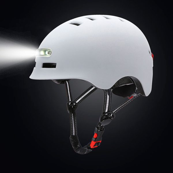 Smart bicycle helmet with light for road bike driving and mountain bike