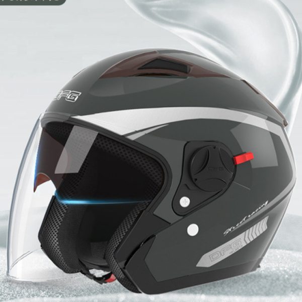 Battery electric vehicle motorcycle helmet four seasons half helmet men and women