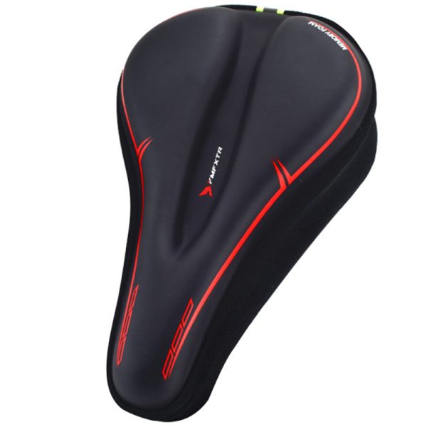 Thickened silicone soft cushion mountain bike super soft seat cover bicycle seat equipment - Image 4