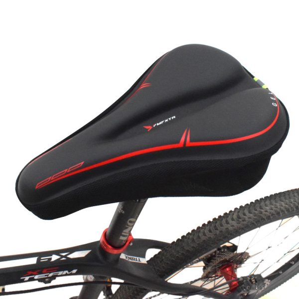 Thickened silicone soft cushion mountain bike super soft seat cover bicycle seat equipment