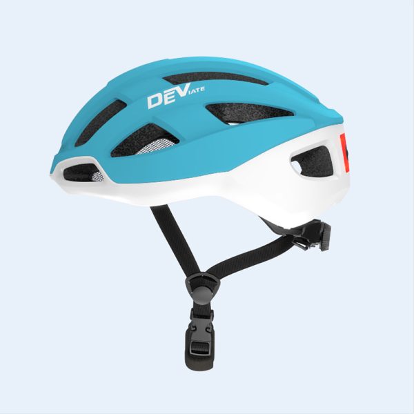 Cycling helmet bright taillight one-piece molding full-edge mountain bike helmet unisex