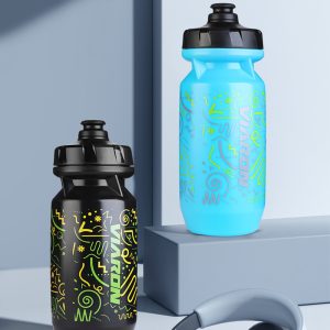 Mountain bike outdoor cycling plastic water cup portable squeeze sports water bottle