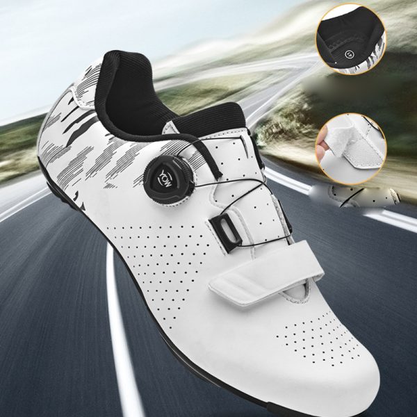 Cycling shoes, road bike lock shoes, men's and women's power cycling shoes - Image 3