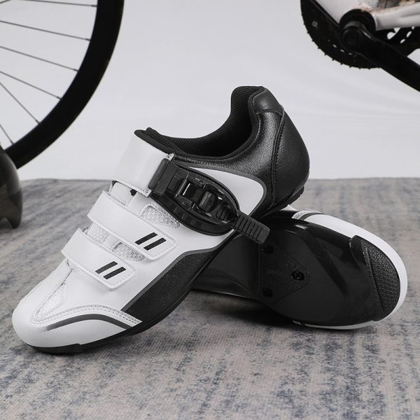 Lockable cycling shoes palladium buckle lock shoes men's and women's road bicycle power shoes hard sole - Image 2
