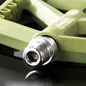 Durable sealed bearing flat bike pedals