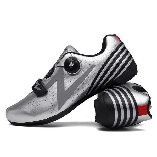Cycling shoes road hard bottom lock shoes lockless men's and women's cycling shoes - Image 3