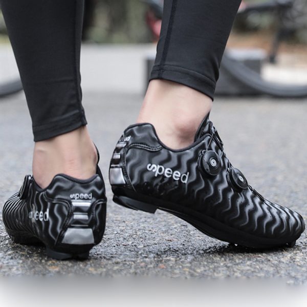 Road bike hard sole lock shoes cycling shoes outdoor - Image 2