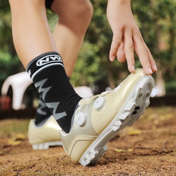 Bicycle shoes cycling shoes men's and women's lock shoes mountain bike power shoes hard sole - Image 3