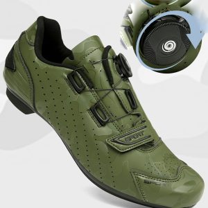Rear view of carbon shoes