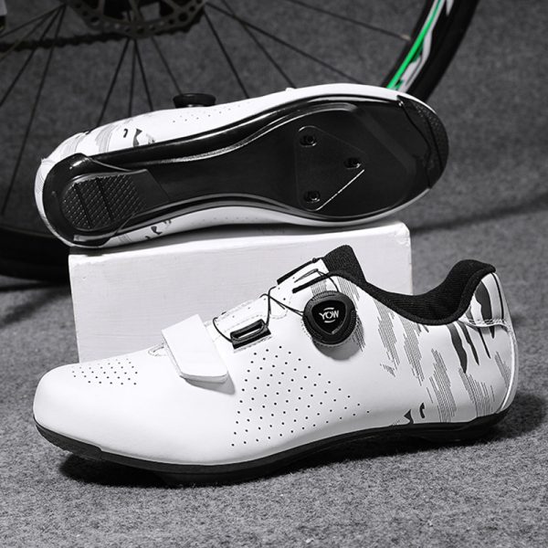 Cycling shoes, road bike lock shoes, men's and women's power cycling shoes
