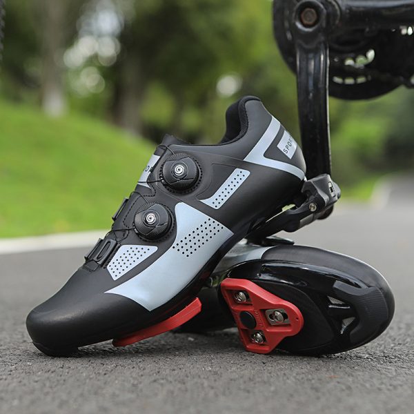 Outdoor cycling shoes, bicycle shoes, men's and women's hard-soled tension road shoes - Image 4