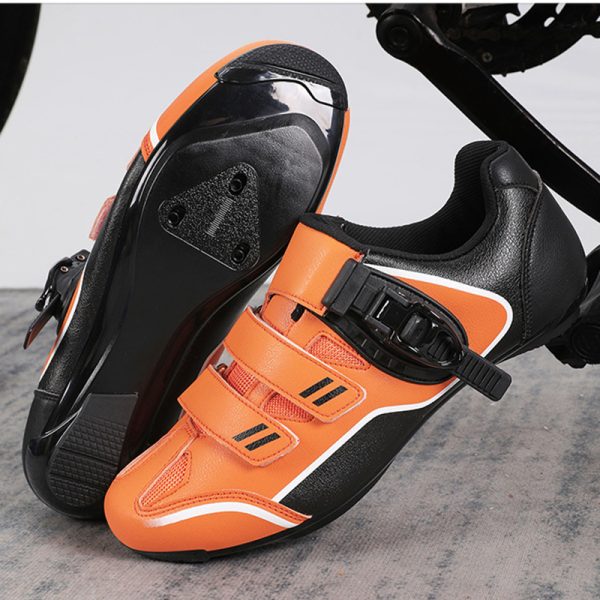 Lockable cycling shoes palladium buckle lock shoes men's and women's road bicycle power shoes hard sole