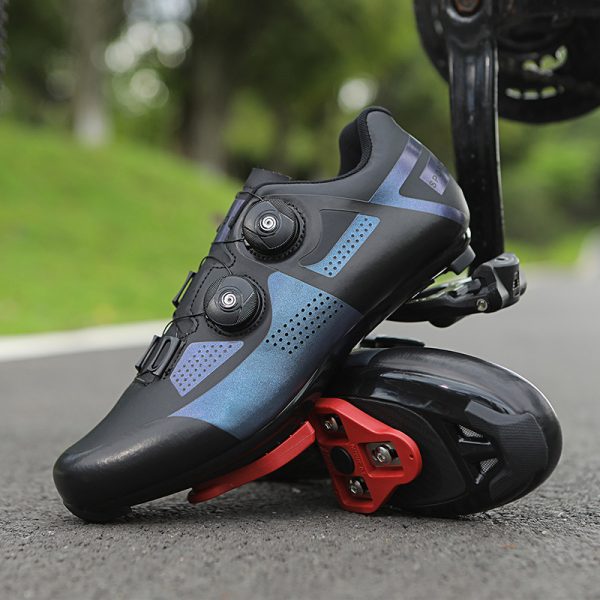 Outdoor cycling shoes, bicycle shoes, men's and women's hard-soled tension road shoes - Image 3