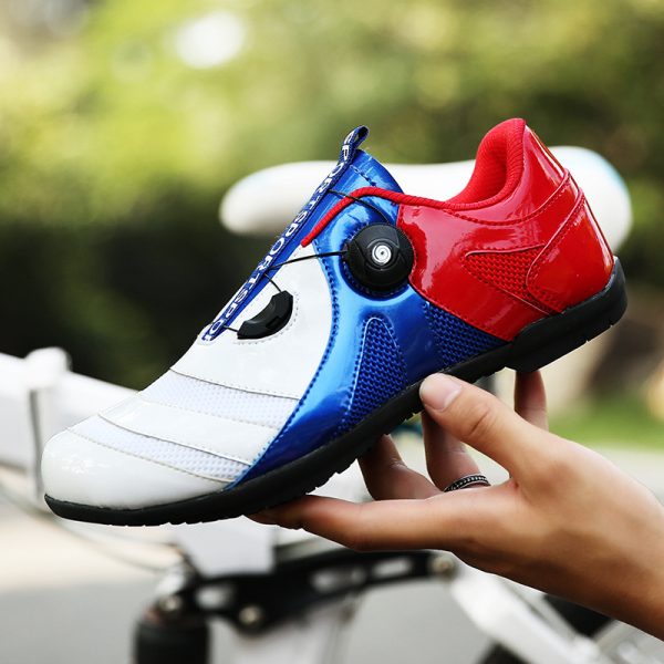 Mesh cycling shoes breathable non-slip professional non-locking shoes outdoor road cycling shoes - Image 3