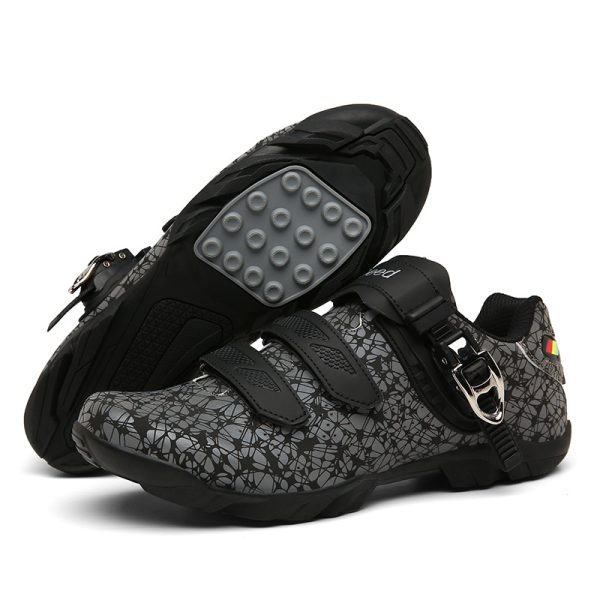 Colorful cycling shoes with locks, non-locking shoes, men's and women's cycling shoes, bicycle road shoes - Image 4