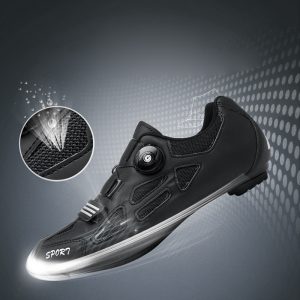 cycling shoe upper detail