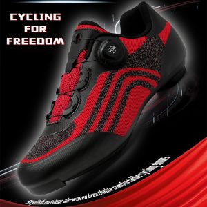 Reflective cycling shoes