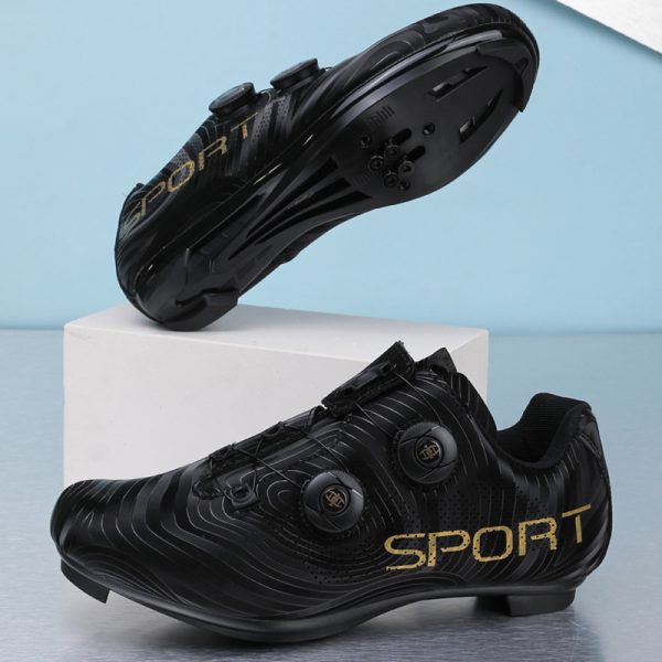 Bicycle lockable cycling shoes for men and women road bike lock shoes hard sole dynamic cycling shoes wide sole shoes