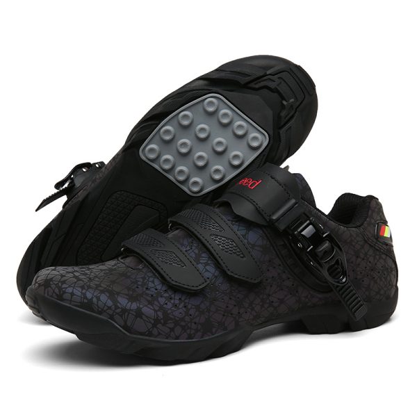 Colorful cycling shoes with locks, non-locking shoes, men's and women's cycling shoes, bicycle road shoes - Image 3