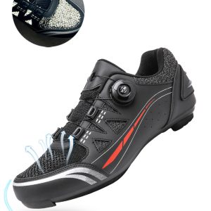 Indoor cycling shoes breathable design