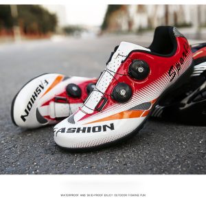 Bicycle shoes professional cycling shoes men's lockless sports lock shoes road bike cycling