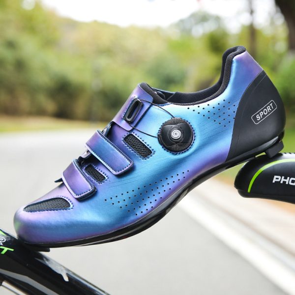 Cycling lock shoes breathable hard sole road bike lock shoes