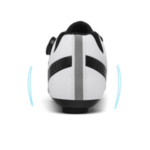 stable heel support for cycling shoes