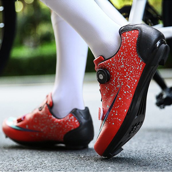 Cycling shoes road bike shoes outdoor equipment lock hard sole lock shoes - Image 2
