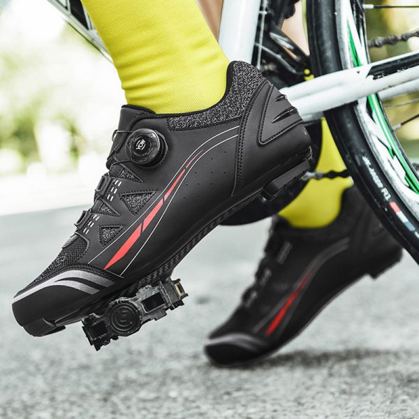 Road bike lock shoes bicycle cycling shoes spring hard sole cycling shoes - Image 2