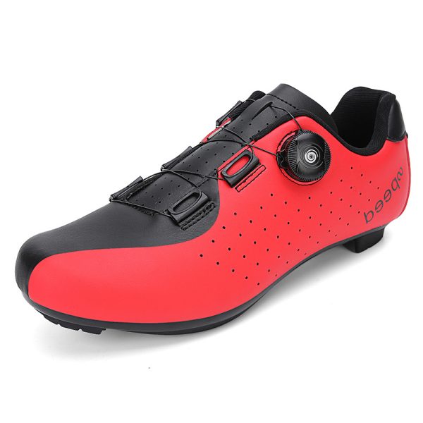Bicycle shoes cycling shoes men's and women's road bike lock shoes breathable hard sole - Image 3