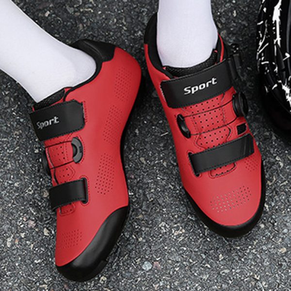 Locking shoes Locking shoes Road cycling shoes Single knob cycling shoes - Image 2