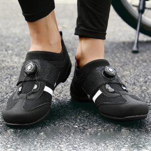 Cycling shoes men's and women's non-locking bicycle shoes road non-locking lightweight cycling shoes