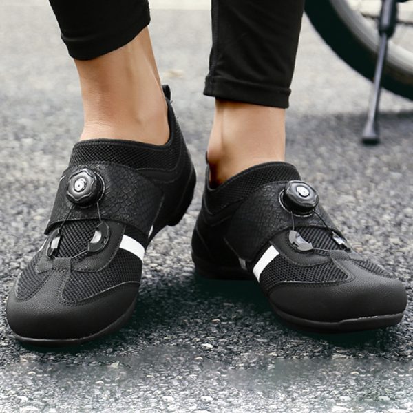 Cycling shoes men's and women's non-locking bicycle shoes road non-locking lightweight cycling shoes